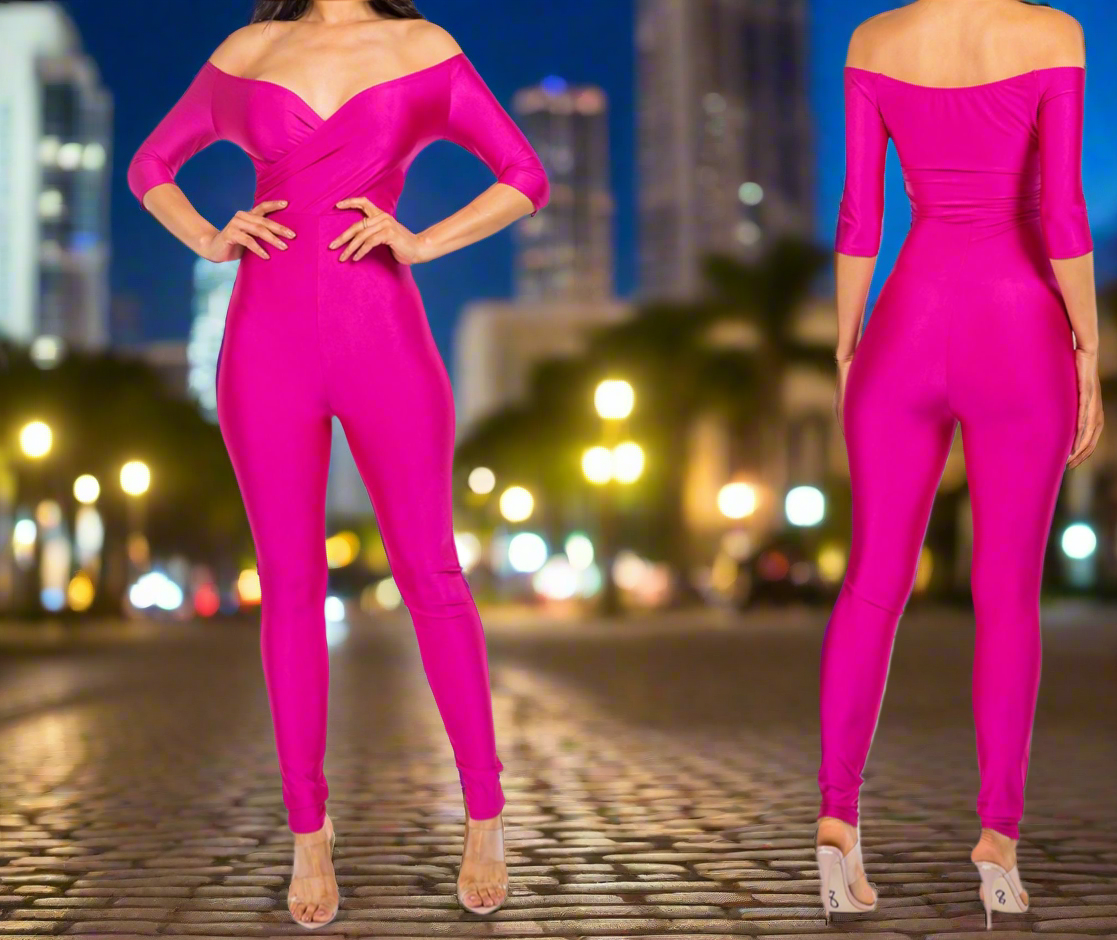 Black pink green Jumpsuit